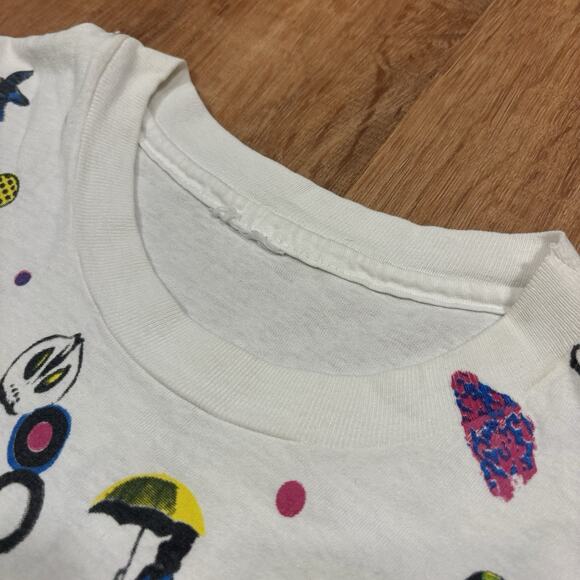 Vintage Led Zeppelin III Shirt 90s All Over Print Band Concert Mens Large AOP - Picture 5 of 6